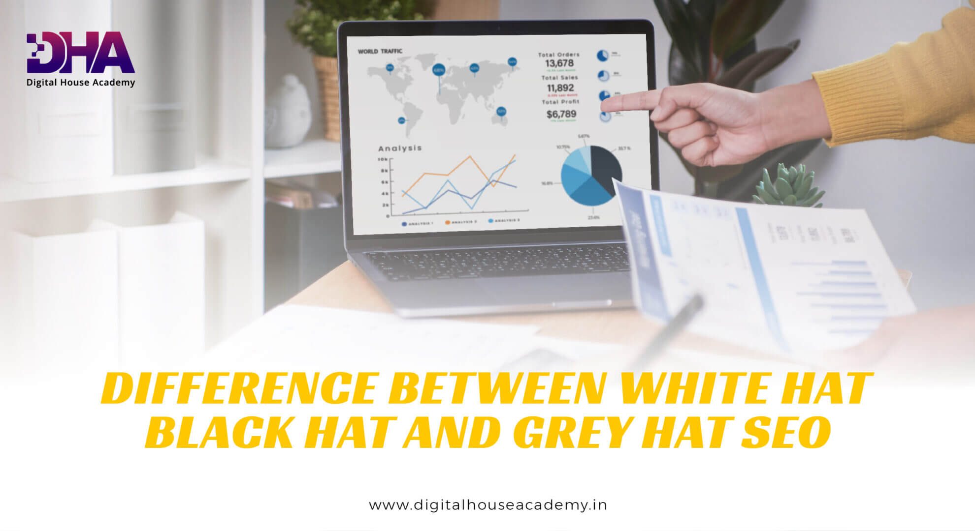 Difference between White Hat, Black Hat and Grey Hat SEO